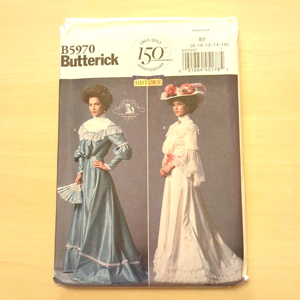 NWT Butterick Ruffled Tops and Floor-Length Skirts Pattern B5970